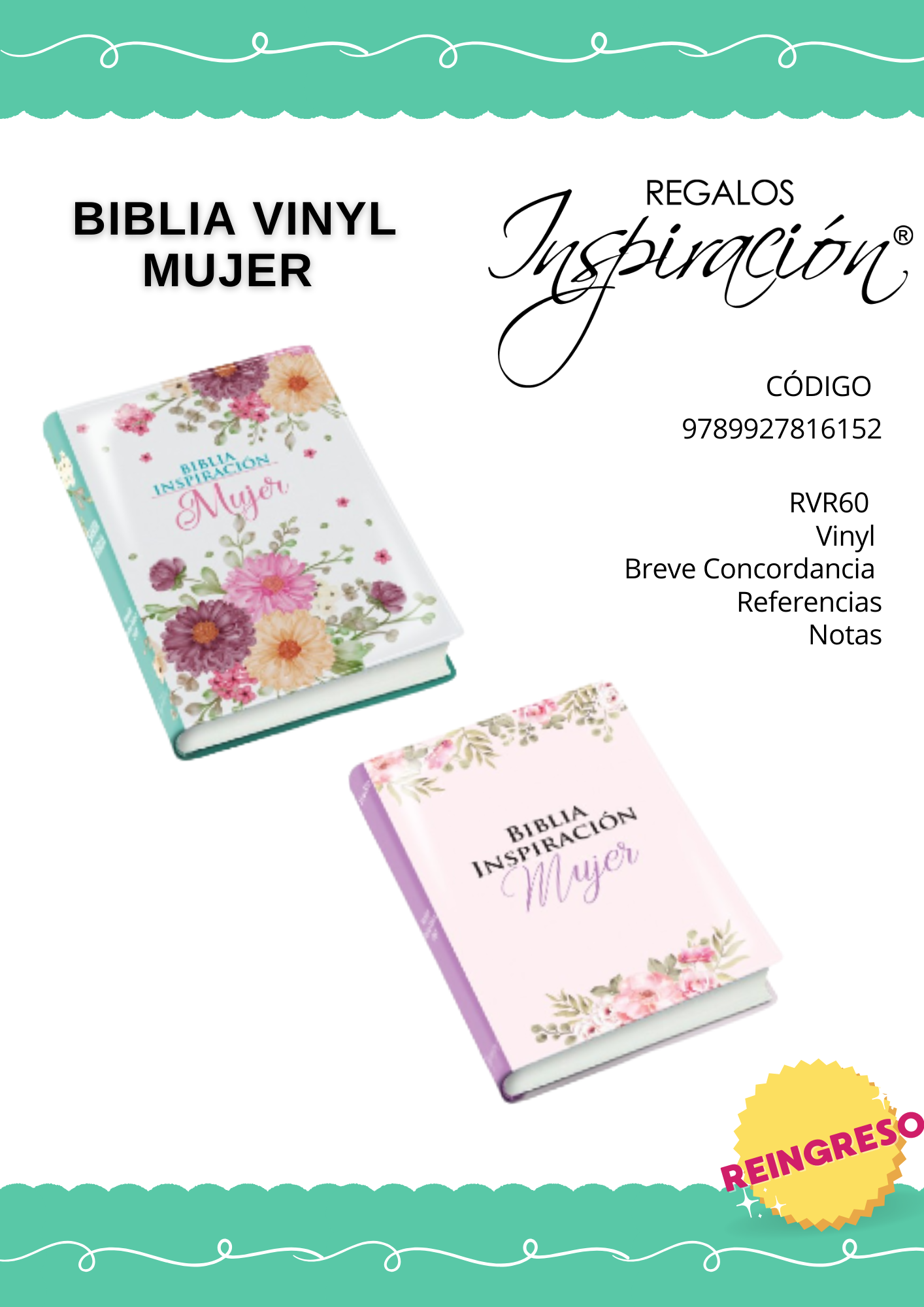 biblia vinyl mujer