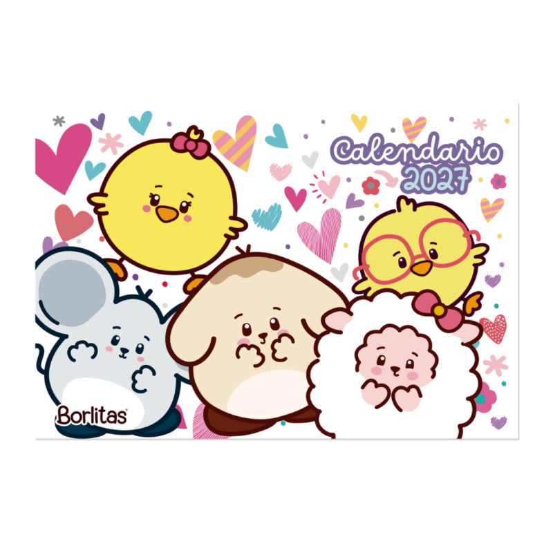 (PREVENTA) Calendario Borlitas 2027