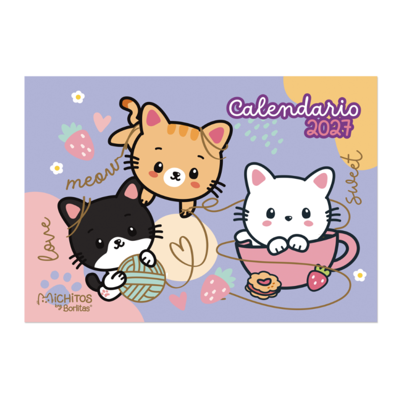 (PREVENTA) Calendario Michitos 2027