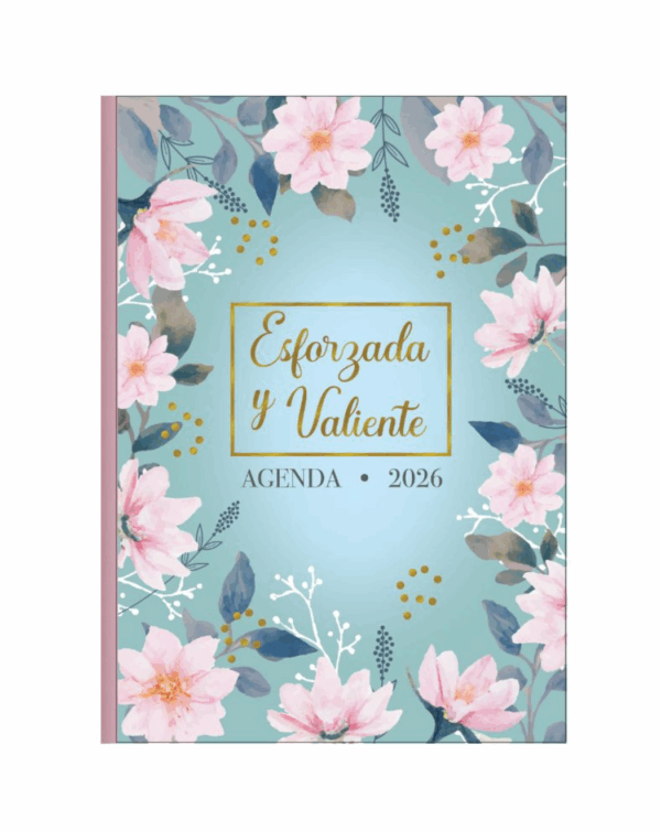 Agenda encuadernada Esforzada y Valiente Inspiración 2026