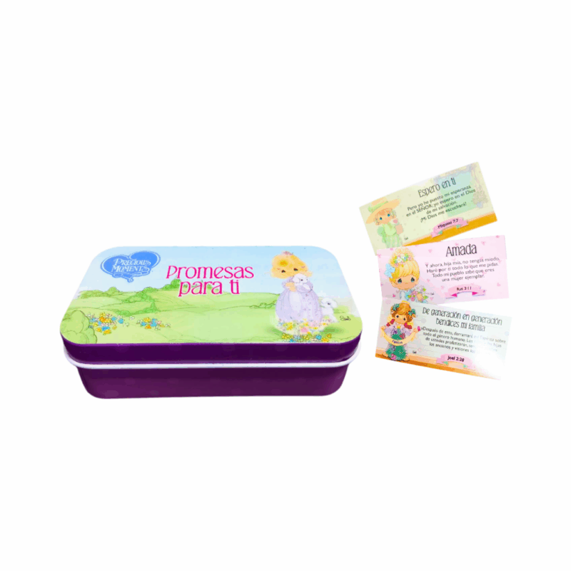 Cajita Metálica de promesas: promesas para ti