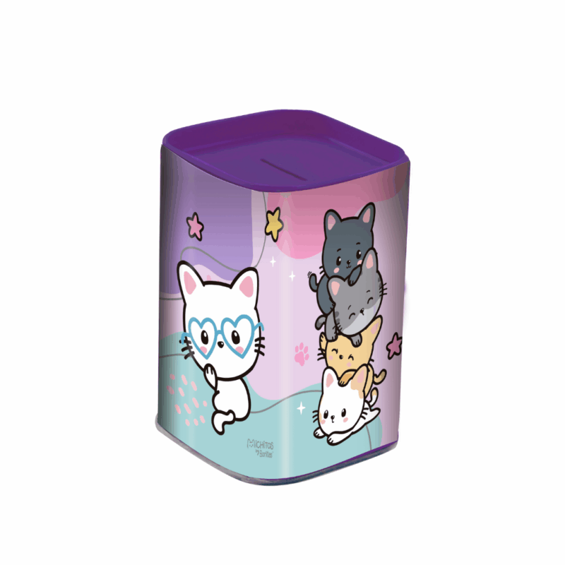 Alcancía Metálica Michitos 2026 (NUEVA)