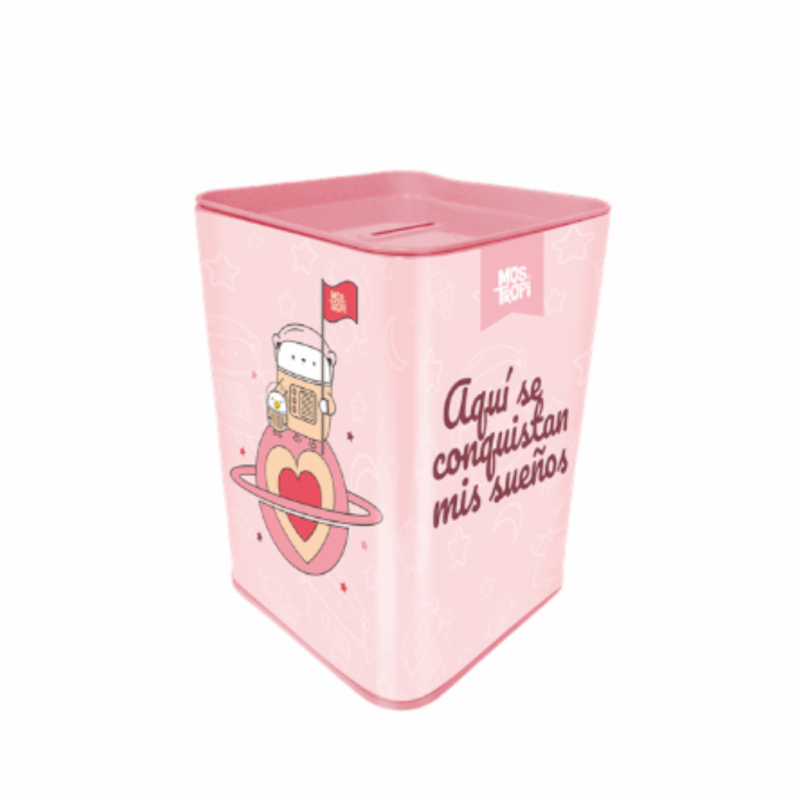 Alcancía Metálica Mostropi