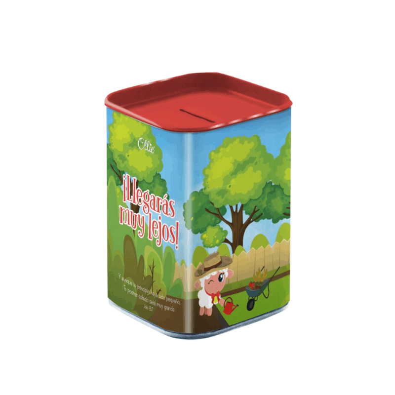 Alcancía Metálica Ollie 2026 NUEVA PRESENTACIÓN